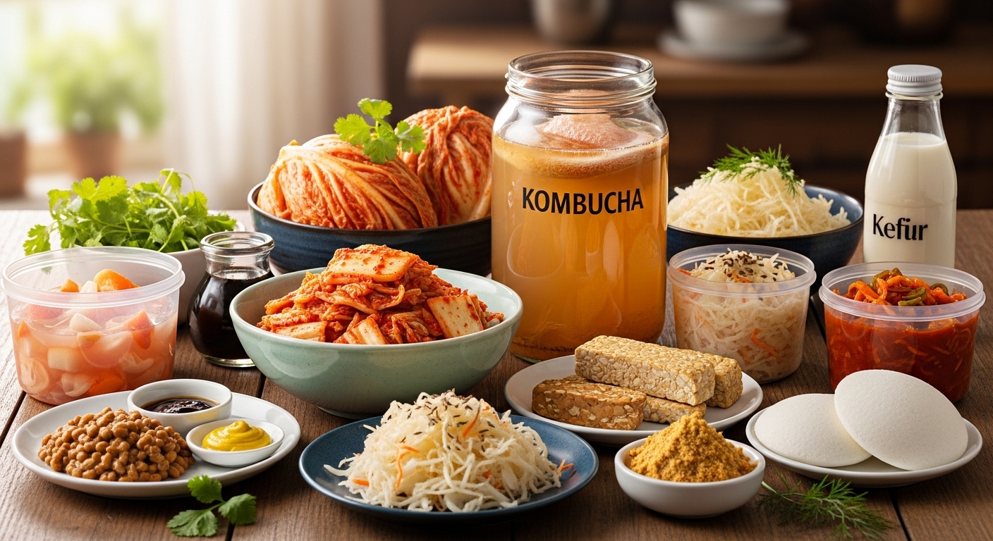 Makanan Fermentasi: Dari Kimchi Korea hingga Kombucha Amerika